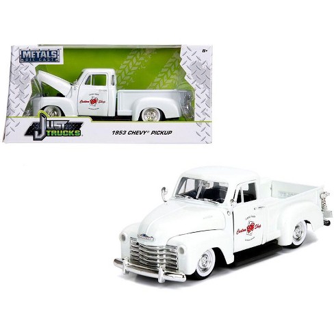 Chevrolet Las Vegas >> 1953 Chevrolet 3100 Pickup Truck White Custom Shop Classic Truck Las Vegas Nevada 1 24 Diecast Car By Jada Chevrolet Las Vegas >> 1953 Chevrolet 3100 Pickup Truck White Custom Shop Classic Truck Las Vegas Nevada 1 24 Diecast Car By Jada