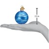 Old World Christmas Blown Glass Ornament for Christmas Tree, Planet Neptune - 3 of 3