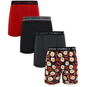 Gold Standard 4-Pack Men's Athletic Underwear - Performance Boxer Briefs  For Men Pack - Anti Chafing Underwear Men