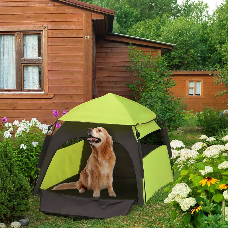 PawHut Pop Up Dog Tent for Extra Large and Large Dogs, Portable Pet Camping Tent with Carrying Bag for Beach, Backyard, Home, 2 of 7