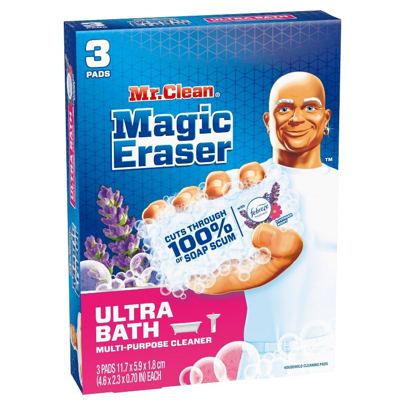 Mr. Clean Magic Eraser Ultra Bath Multi-Purpose Cleaner - 3ct, 3 of 9
