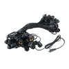 Novelty Lights Edison Outdoor String Lights with 50 In-Line Sockets Black Wire 100 Feet - 3 of 4