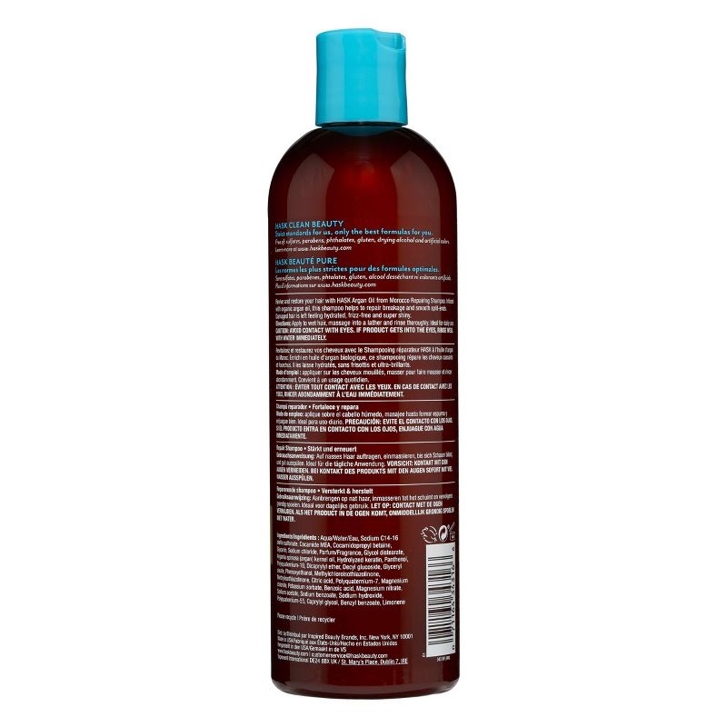 Hask Argan Oil Repairing Shampoo - 12 fl oz, 3 of 6