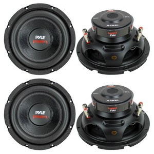 PYLE PLPW8D 8" 1600W Car Audio Subwoofers Subs Woofers Stereo DVC 4-Ohm - 1 of 4