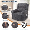 Power Lift Recliner Chair - Heat and Massage, Electric Lift Plush Recliner with Soft Padded Seat, Back Support & Armrests, Designed for The Elderly - 2 of 4