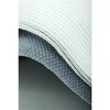 JOBST 7528901 Sport Knee High 15-20 mmHg Compression Socks, White/Grey, Medium - 3 of 3