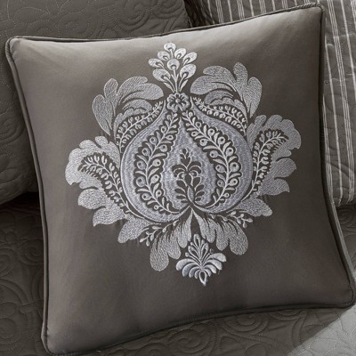Quebec Dark Grey 6-Piece Reversible Daybed Cover Set