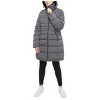 Rokka&Rolla Women's Heavy Long Winter Coat with Fleece Hood Parka Jacket - 4 of 4