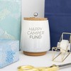 Pavilion Gift Company - Happy Camper - 6.5" Ceramic Savings Bank - Decorative Banks - 4 of 4