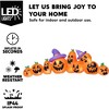 Joyfy 12.5 FT Long Halloween Inflatable Outdoor Decorations, 9 Pcs Pumpkin Inflatable with Built-in LEDs for Halloween Party Yard Garden Lawn Decor - 2 of 4