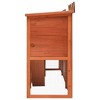 vidaXL Rabbit Hutch Brown Pine wood Large Modular Rabbit Hutch - 4 of 4