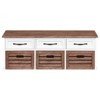 Coaster Alma Traditional 3 Drawer Storage Wood Bench - 4 of 4