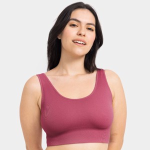 Fruit of the Loom Women's 360° Stretch Seamless Comfort Longline Sports Bra - 1 of 4
