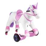 Voyager Kids Unicorn Creature Cruisers 2 in 1 Hoverboard and Ride on Plush toy