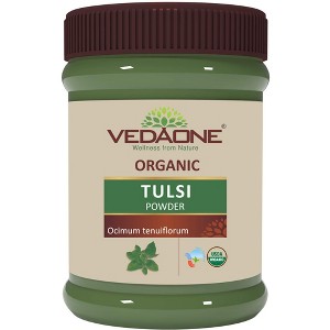 Vedaone USDA Organic Tulsi(Holy Basil) Powder - 100g - 1 of 3