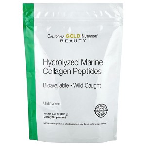 Collagen Peptides Powder with Hyaluronic Acid, Support for Healthy Hair, Skin, Nails, Joints and Bones, Non-GMO, Gluten and Dairy Free, Unflavored, - 1 of 4