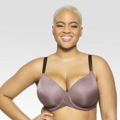 Paramour Women's Marvelous Side Smoother Seamless Bra - Deep Taupe 34DD