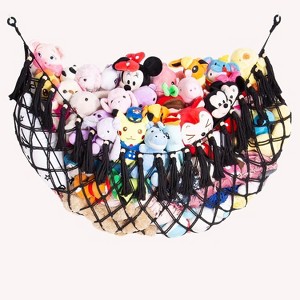 Maison Products Stuffed Animal Net Hammock Wall Hanging Net for Stuffed Animal Storage Macrame Toy Display Plush Toy Holder Soft Toy organizer - 1 of 4