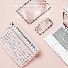 MaseiKar Wireless Typewriter Keyboard, Bluetooth Connection, Cute Retro Aesthetic Design with Integrated Stand for Tablet, Phone, PC, Win/Mac - 2 of 4