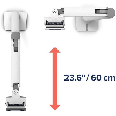 Polished Aluminum Full-Motion Desk Monitor Mount with Riser