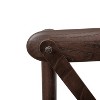 Emma and Oliver Stackable Wood Cross Back Dining Chair - image 4 of 4