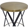 Meridian Furniture,Mercury Black Iron Bar Stool - 3 of 4