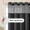 BAGOKIE 72"x75" Waffle Weave Hookless Shower Curtain, Pack of 1 - 3 of 4