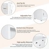 NicBex File Cabinet with Shelves,Office Cabinet with Adjustable Storage Shelves,Modern Vertical Storage Cabinet,Filing Cabinets for Home Office - 4 of 4