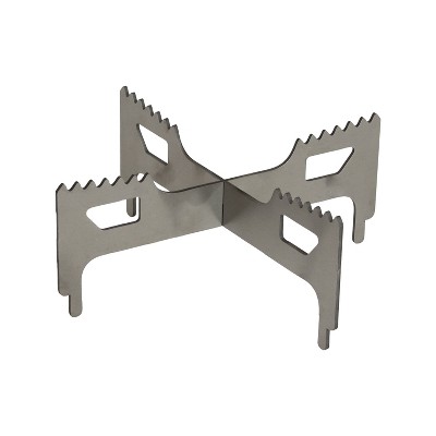 Compact Stainless Steel Smokeless Fire Pit Accessory Kit
