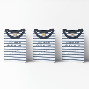 Birthday Greeting Card Pack (3ct) "Happy Birthday You're A Classic" by Ramus & Co - 1 of 4
