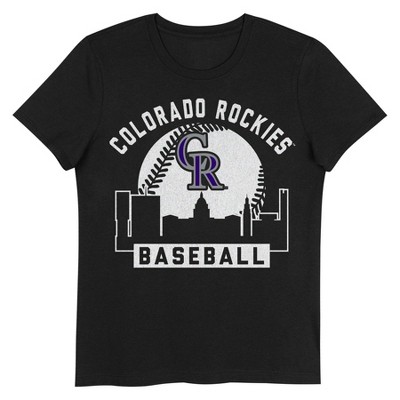 MLB Colorado Rockies Girls' Crew Neck T-Shirt