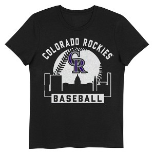 MLB Colorado Rockies Girls' Crew Neck T-Shirt - 1 of 1