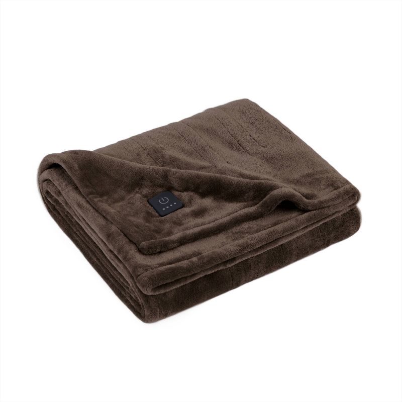 50"x60" Cozy Heated Throw Blanket - Brookstone, 5 of 12