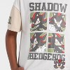 Boys' Sonic the Hedgehog Shadow Short Sleeve Graphic T-Shirt - Burgundy/Gray/Khaki - 2 of 4