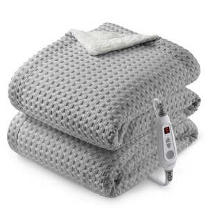 Heated Blanket, Waffle Weave Electric Blanket with LCD Controller, Fast Heating Blanket, ETL Certified, Machine Washable - 1 of 4