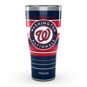 MLB Washington Nationals 30oz Hype Stripes Stainless Steel Tumbler - 1 of 4