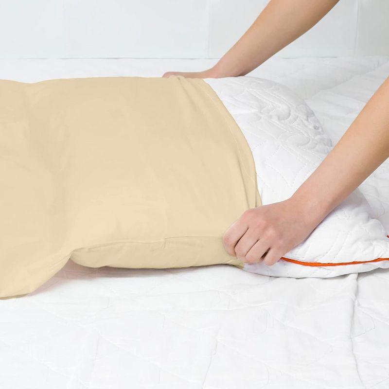 Superity Linen King Pillow Cases - 2 Pack - 100% Premium Cotton - Envelope Enclosure, 3 of 9