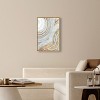Art Remedy White Gold Boho Neutral Abstract Wall Art Framed - 2 of 4