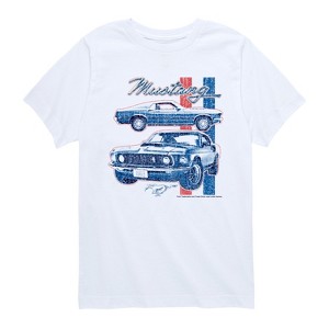 Boys' - Ford - 69 Mustang Short Sleeve Graphic T-Shirt - 1 of 4