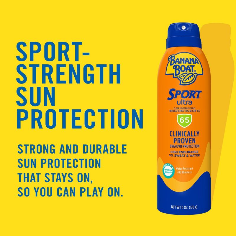 Banana Boat Ultra Sport Clear Sunscreen Spray, 4 of 16