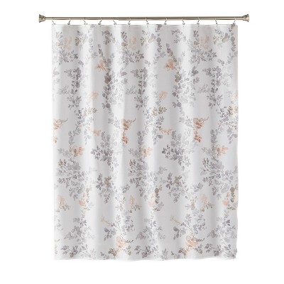 Greenhouse Leaves Fabric Shower Curtain 