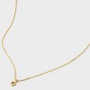 14K Gold Plated Small Polished Initial Pendant Necklace - A New Day™ Gold - 4 of 4