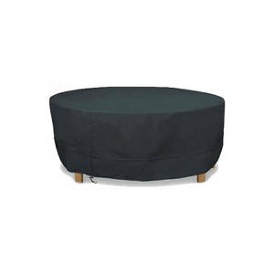 Eevelle Meridian Round Table-Ottoman Cover-80"x 30" - 1 of 4