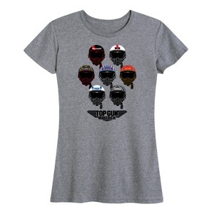 Women's - Top Gun: Maverick - Aviator Helmets Short Sleeve Graphic T-Shirt - 1 of 4