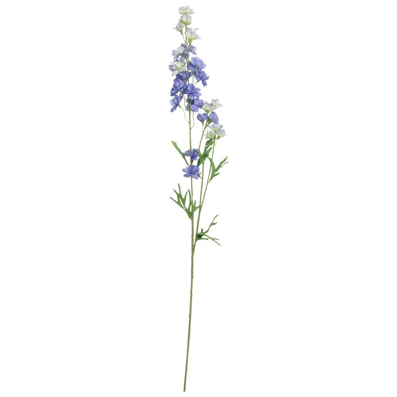 Allstate Floral 31" Light Purple and White Artificial Larkspur Spring Floral Spray Pick Decoration, 1 of 5
