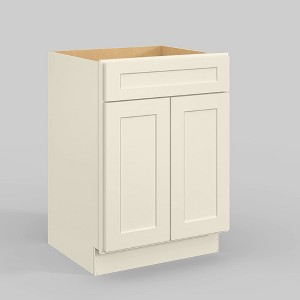 LOVMOR 24"W*21"D*34.5"H in Plywood Soft-Close Bath Vanity Cabinet without Top for Kitchen, Bathroom, Living Room - 1 of 4