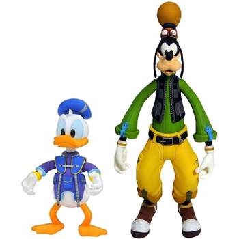 Diamond Select Kingdom Hearts 3 Select Action Figure 2-Pack | Goofy & Donald