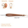 Unique Bargains Leather Removable Wallet Keychain Bag Replacement Wristlet Strap - 3 of 4