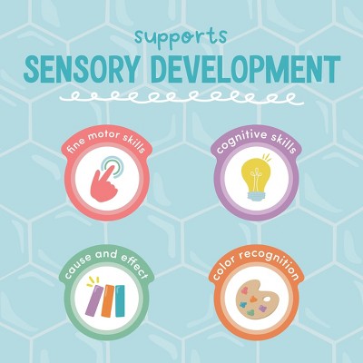 Glo Pals Toddler Sensory Play Jar - Coral