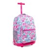 JWorld Sunrise Kids' 18" Rolling Backpack - Blue Raspberry - 2 of 4